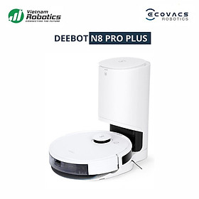 Mua Robot hút bụi lau nhà thông minh Ecovacs N8 Pro Plus Bản Quốc Tế - Tích Hợp Dock Sạc Tự Động Hút Rác  Lưc Hút 2600PA  Bản Đồ Lasez TrueMapping Chính Xác Hơn Công Nghệ TrueDetect3D - Hàng Chính Hãng