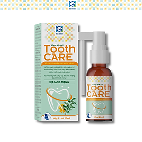 Dung dịch xịt giảm đau răng, viêm nướu HGSG pharma TOOTH CARE (Chai 20ml)