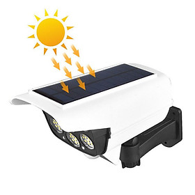 Đèn Led cảm ứng mô hình camera chống trộm dùng pin năng lượng mặt trời