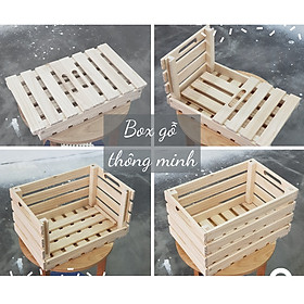 Mua Thùng Box Pallet Đa Năng Gấp Gọn Thông MInh Gỗ Thông Chile Nhập  - UltraCrate