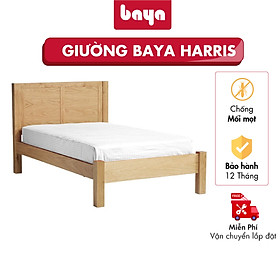 Mua Giường Ngủ Đơn BAYA HARRIS Được Làm Từ Gỗ Sồi Phủ Veneer Bền Chắc  Thiết Kế Đơn Giản Nhưng Sang Trọng Và Tinh Tế 1028485