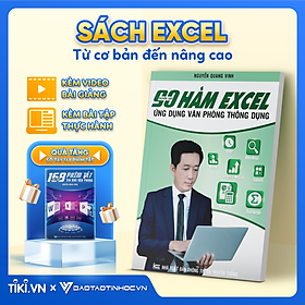 Hình ảnh sách Sách 90 Hàm Excel ĐÀO TẠO TIN HỌC Ứng Dụng Văn Phòng Thông Dụng