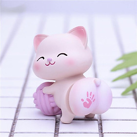 Mô hình Heo Mèo Chó Chim Cánh Cụt Lắc Mông Trang Trí Ô Tô Quà Tặng