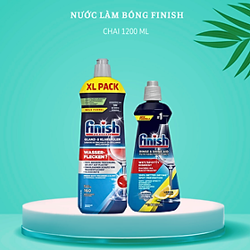 Nước làm bóng Finish 1150ml, dung dịch dầu làm bóng bát finish dùng cho máy rửa bát chén 1150ml, 800ml, 750ml, 1500ml