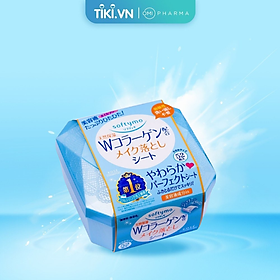 Khăn Ướt Tẩy Trang Dưỡng Ẩm Da Bổ Sung Collagen Softymo Kose Nhật Bản (Hộp 52 Miếng)