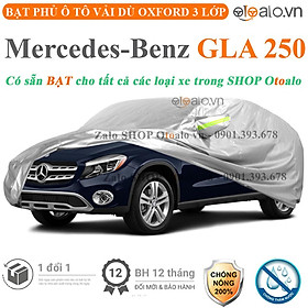 Hình ảnh Bạt che phủ xe ô tô Mercedes Benz GLA 250 vải dù 3 lớp CAO CẤP BPXOT - OTOALO