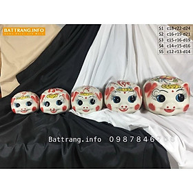 heo đồng xu tai vểnh - gốm sứ Bát Tràng