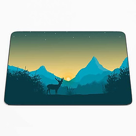 Mua Miếng lót chuột mẫu Minimalist Nai Rừng Đêm (20x24cm)