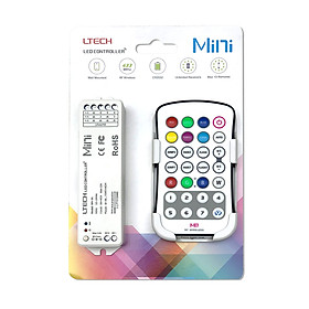 Bộ Điều Khiển Đèn Led Ltech M8+M4-3A Điều Chỉnh Màu Sắc Ánh Sáng, LED Dimmer Controller - Hàng Nhập Khẩu