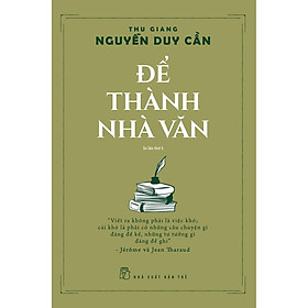 Sách-để thành nhà văn
