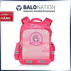 Balo cho bé Mr Vui 772 Phân ngăn khoa học, có đệm lưng trợ lực