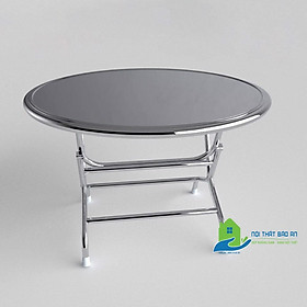 Mua Bàn tròn inox 304 cao cấp 1m2- Nội Thất Bảo An