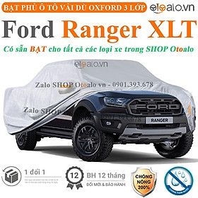 Bạt che phủ xe ô tô Ford Ranger XLT vải dù 3 lớp CAO CẤP BPXOT - OTOALO