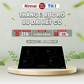 Mua Bếp từ Rinnai RB-7104H-CB mặt kính Schott 7400W - Hàng chính hãng.
