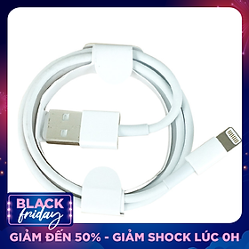 Cáp sạc nhanh cho iPhone 5 6 7 8 Dài 1m Trắng