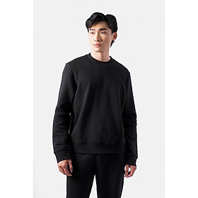 ÁO NỈ SWEATER NAM TAY DÀI THÊU LOGO FORM REGULAR - 10F22SWE001 | LASTORE MENSWEAR