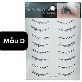 Miếng Dán Xăm Lông Mi Dưới 3D Tự Nhiên, Hình Xăm Tạm Thời Mi Giả Trang Điểm Makeup Đi Tiệc Party Lễ Hội Legaxi