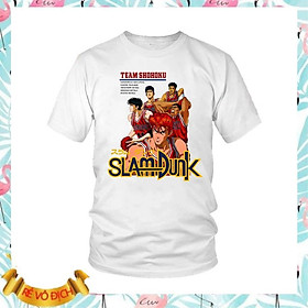 XẢ HÀNG Áo thun thời trang in hình Team Slam Dunk Anime Mẫu 8 (Đủ màu)