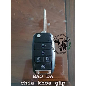 Bao da dành cho Chìa Khoá Kia Sedona handmade Da Thật 008