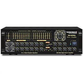 Mua Amply Karaok tích hợp EQ Nanomax DH-8200A. 12 sò lớn Toshiba  - Hàng trưng bày không thùng. Hàng Chính Hãng