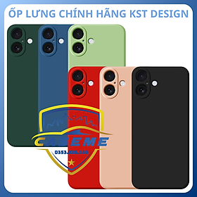 Ốp lưng silicon dẻo KST Design dành cho iPhone Air, iPhone 17, 17 Pro, 17 Pro Max - Hàng Chính Hãng