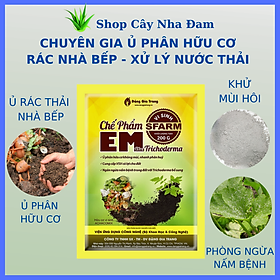 Chế Phẩm EM Plus Trichoderma Chuyên xử lý nước thải, rác thải, ủ phân hữu cơ, giảm mùi hôi, Cho Mọi Cây Trồng
