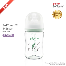 Bình Sữa Softouch T-Ester Plus Thế Hệ III - Chiếc lá 200 ml/300ml