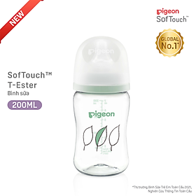 Bình sữa softouch t-ester plus thế hệ iii - chiếc lá 200 ml/300ml