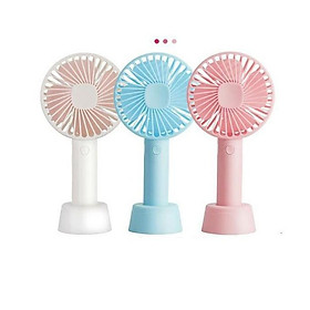 Mua  QUẠT CẦM TAY B00  Quạt mini 4 cánh kèm dây Sạc  Quạt cầm tay kiêm để bàn 2 trong 1 Có đế để bàn