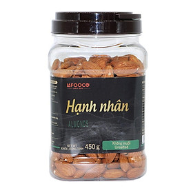 Hạnh Nhân Mỹ Sấy Không Muối LAFOOCO 450g