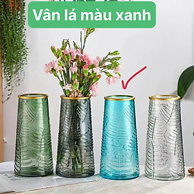 Mua COMBO 2 BÌNH HOA THỦY TINH VIỀN VÀNG CAO CẤP