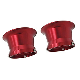 2pcs 50mm Motorcycle  Air Filter Cup for 24/26/28/30mm Carb Red