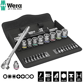Mua Bộ tuýp cần siết kim loại 3/8   8100 SB 8 Zyklop Metal Ratchet Set with switch lever  Wera 05004048001