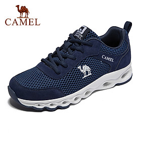 Giày thể thao nam CAMEL mùa hè giày lưới mỏng thoáng khí lưới rỗng A012303036 - Blue - EU38