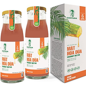 COMBO 2 CHAI MẬT HOA DỪA - SOKFRAM- 500ml - 100% MẬT HOA DỪA NGUYÊN CHẤT