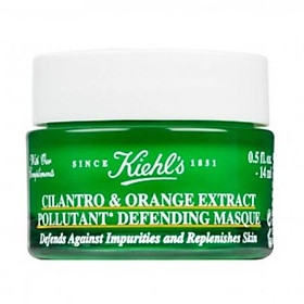 Mặt nạ thải độc da ban đêm kiehls Cilantro & Orange Extract Pollutant Defending Masque minisize 14ml ( ngò )