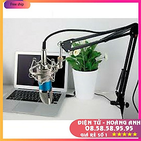 Mua Chân Micro Kẹp Bàn- Thu Âm Livestream + Màng lọc loại 1 rất dày và chắc