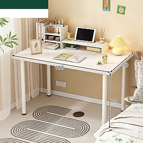 Mua Bàn máy tính mẫu mới cải tiến nhất chân sắt tròn  bàn học sinh làm việc kích thước lớn phong cách Bắc Âu