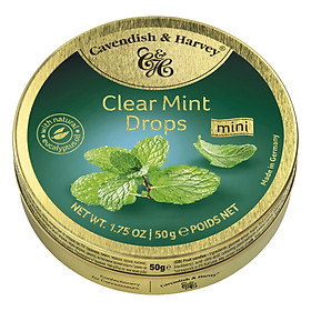 Kẹo trái cây Đức Cavendish and Harvey Clear Mint vị Bạc Hà