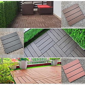 Mua 11 Vỉ Gỗ Nhựa Lót Sàn Composite 30x30cm - SET 1M2