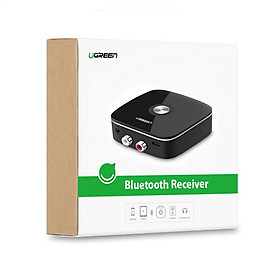 Thiết bị nhận Bluetooth 5.0 Ugreen 30445 CM123 Chính Hãng ( Music Receiver dùng cho loa+amply, có tính năng Bảo mật ) hàng chính hãng