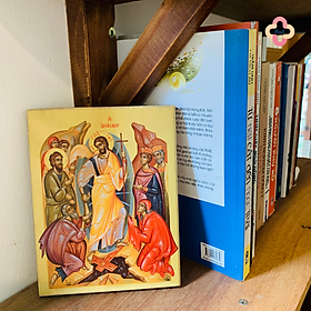 Mua Tranh Gỗ Chúa Phục Sinh Beati - Tranh Công Giáo Thủ Công Rustic / Icon of The Resurrection of Christ