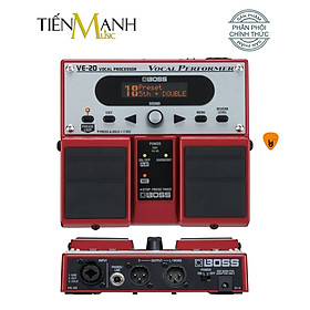 Boss VE-20 Vocal Processor Stompbox Tạo tiếng Bè, Vang vọng và chỉnh Tone, Giọng cho Ca sỹ - Bàn đạp Phơ Guitar Reverb and Delay Effects Processor VE20 Hàng Chính Hãng - Kèm Móng Gẩy DreamMaker