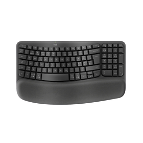 Bàn Phím Công Thái Học Không Dây Logitech Wave Keys | Bluetooth - Hàng Chính Hãng