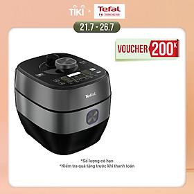 Nồi áp suất điện đa năng Tefal Smart Pro IH CY638868 - 5L - Nấu nhanh tiết kiệm thời gian - 19 thực đơn nấu ăn và 3 chế độ đặc biệt - Tối ưu hương vị và dinh dưỡng món ăn - Hàng chính hãng