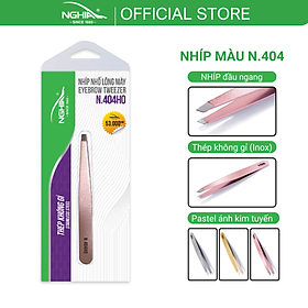 Nhíp nhổ lông mày Kềm Nghĩa N.404 - 3 màu