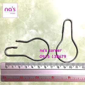 Mua Bộ 100 móc bầu treo đồ  treo hàng size nhỏ 6.5x3.5cm