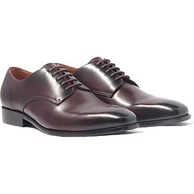Giày Tây Nam Công Sở Banuli Da Bê Italian Dây Buộc Cap Toe Derby H1CD1 (Da Veg Itali Mềm Dẻo, Đế Siêu nhẹ, Bảo Hành Trọn Đời)