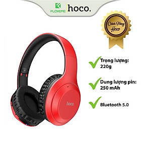 Mua Tai Nghe Không Dây Chụp Tai Có Mic Dành Cho Hoco W30 - Dải Tần số Đáp Ứng 20 -22000Hz  Độ Nhạy 120dB  Bluetooth V5.0 - Hàng Chính Hãng