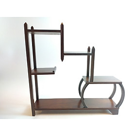 Mua Giá kê tam cấp bằng gỗ - Giá kê gỗ gụ - Giá kê mini - Kệ mini